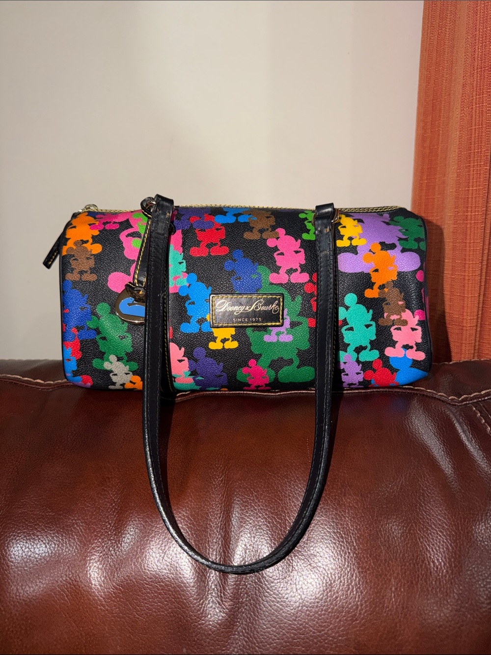 ‼️Dooney & Bourke Multicolor Disney Mickey Mouse Shoulder Bag